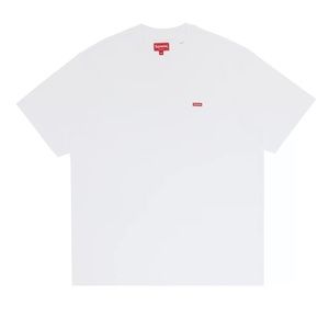 NWT Supreme Small Box Tee In White Size Medium